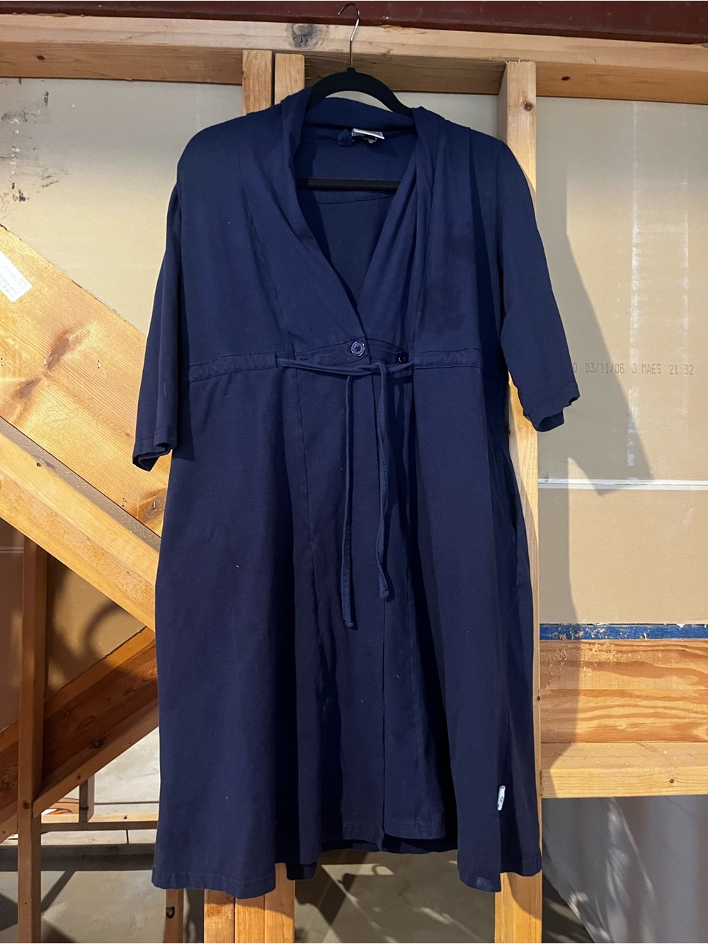 Mastectomy Navy blue Gownies Robe size M/L